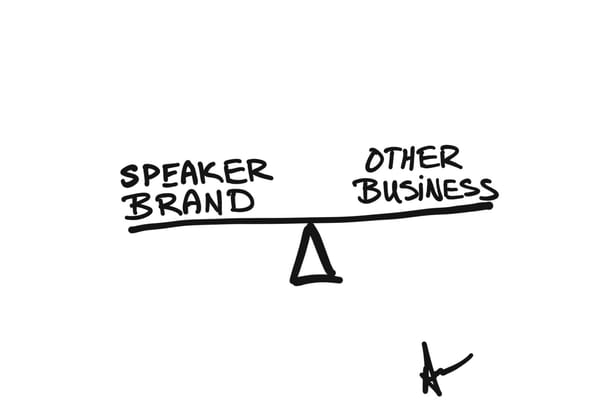 How to Balance Your Speaker Brand With the Rest of Your Business (with examples)